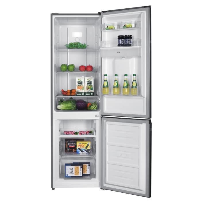 GEDTECH Réfrigérateur combiné GCB253NFIX conglateur bas 253L ( 182L 71L ) - Distributeur d'eau - No Frost - Inox – Image 2