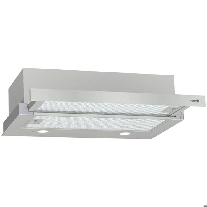 Hotte Aspirante Téléscopique - Gorenje - TH62E4X - 450 m³/h - Acier Inoxydable - Filtres Aluminium