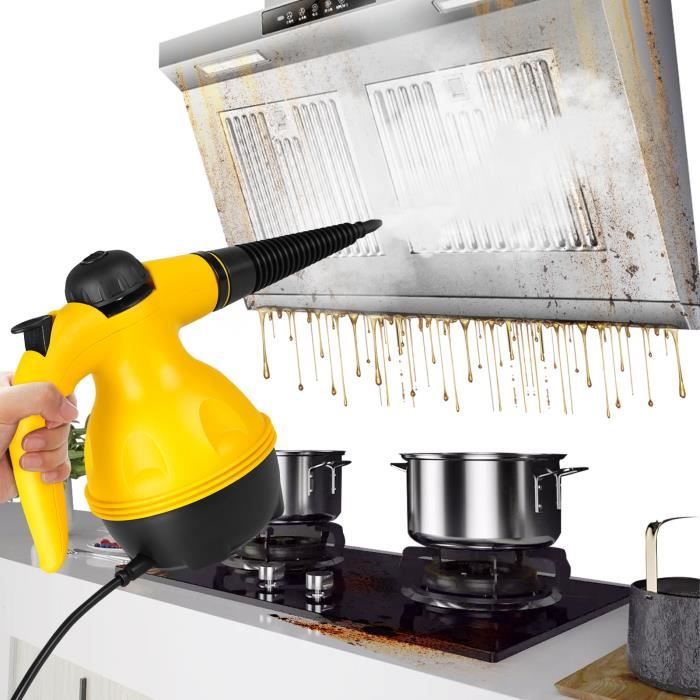 Nettoyeur vapeur - HOMEWELL - Haute température - 22x22x13.5cm - Stérilisation - Nettoyage en profondeur