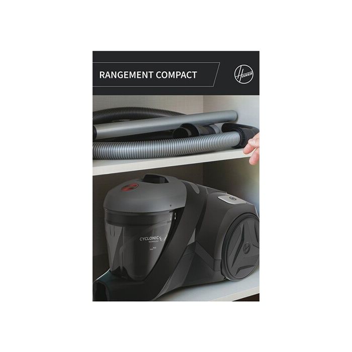 Aspirateur sans sac - Hoover - HP322PET - Spécial Animaux - 2L - 10m de rayon d'action – Image 5