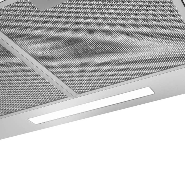 Hotte Aspirante 60cm Classe A++ 350 m3/h Recyclage et Evacuation LED Eclairage Inox – Image 3