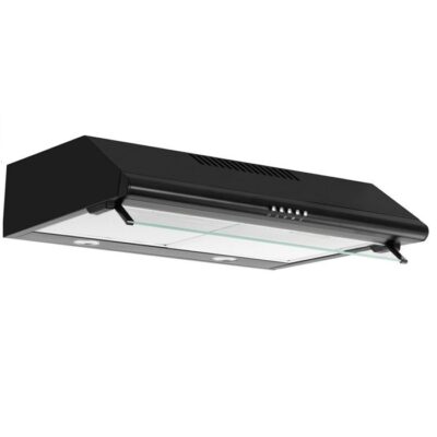 Hotte aspirante - AIRLUX - AHC640BK - Noir mat - 60 cm - 3 vitesses