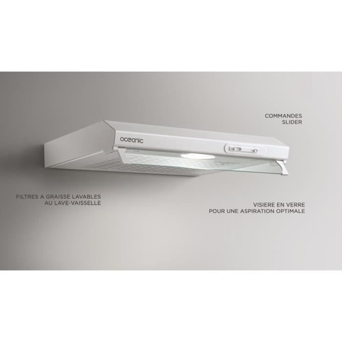 Hotte casquette OCEANIC OCEAHT205W - 60 cm – Image 2