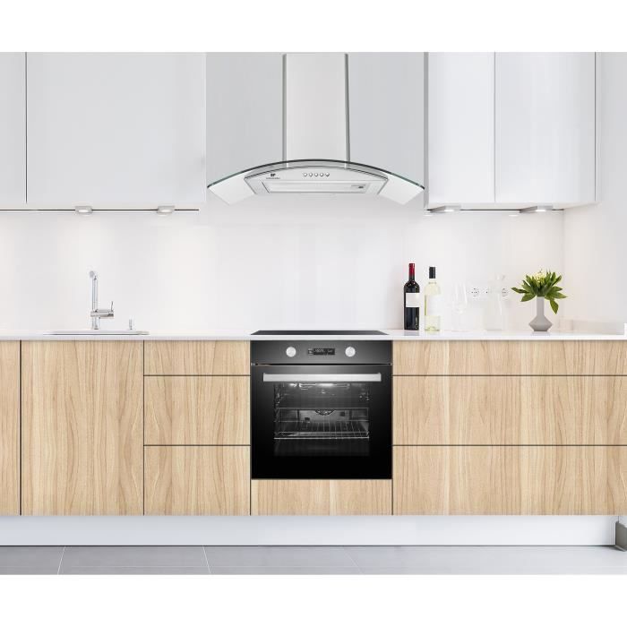 Hotte décorative Continental Edison - L60 cm - inox verre – Image 3