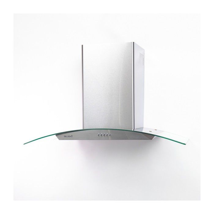 HOTTE DECORATIVE MURALE 90 CM - VERRE ET INOX - 559 m3 - 200W - 60dB – Image 3