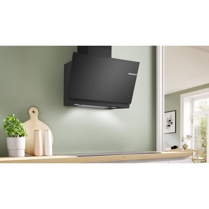 Hotte murale inclinée en verre BOSCH SER6 DWK81AN60 Noir - Home Connect – Image 3