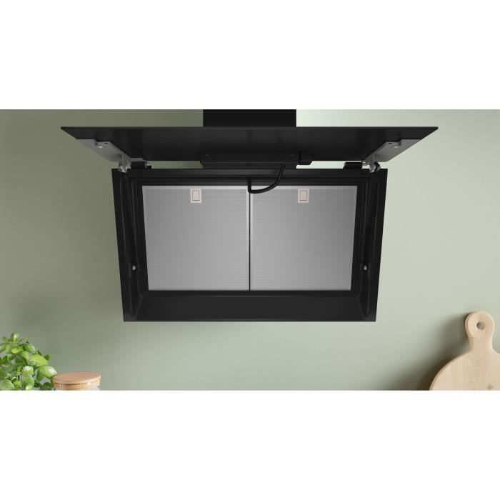 Hotte murale inclinée en verre BOSCH SER6 DWK81AN60 Noir - Home Connect – Image 7