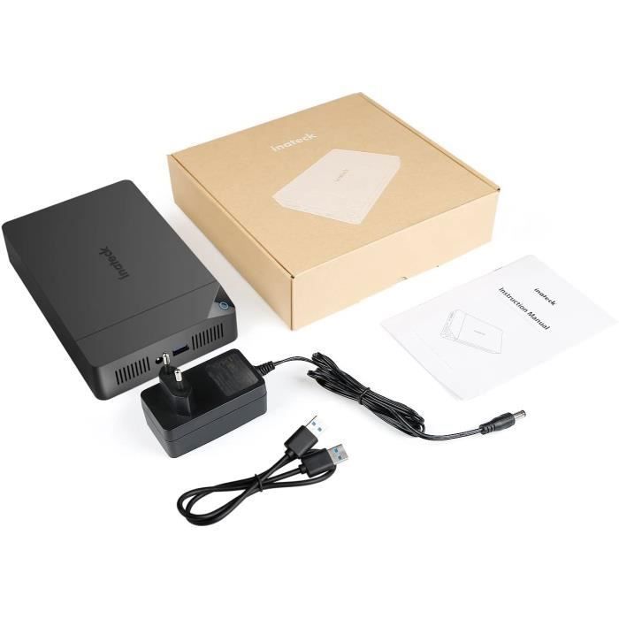 Boîtier de Disque Dur INATECK USB 3.0 pour HDD et SSD SATA de 2.5"/3.5", Support UASP, Adaptateur 12V/2A Inclus – Image 4
