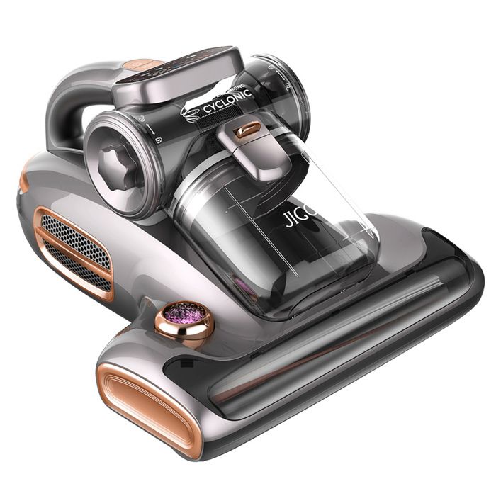 JIGOO T600 lit matelas aspirateur gris-UE-double coupe conception-99,99%