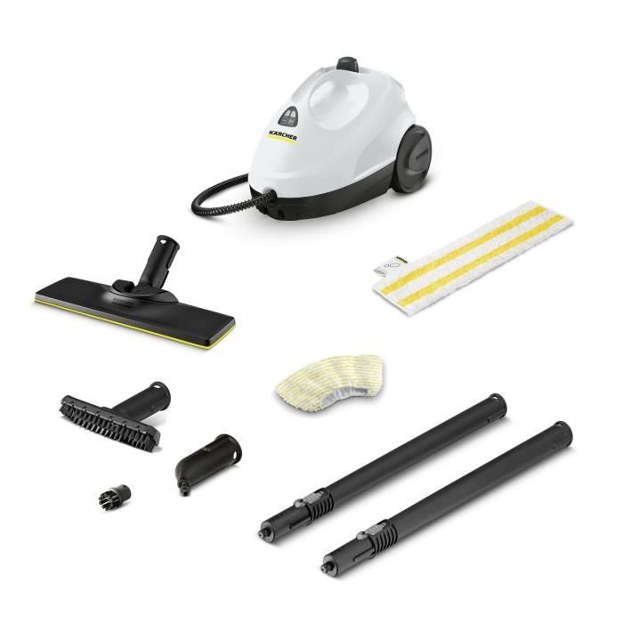 KARCHER SC 2 Easy Fix - Nettoyeur vapeur - 1500 W - 3,2 bars - Elimine jusqu’à 99.99 % des virus et bactéries