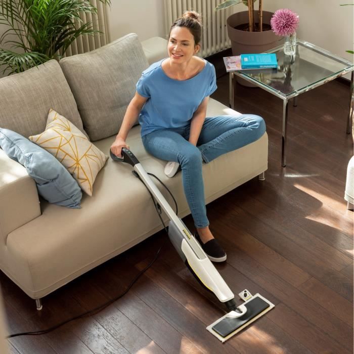 KARCHER SC 2 Upright Easy Fix - Balai vapeur - 1600 W - Chauffe rapide 30s - Nettoie 50m² - Élimine jusqu'à 99,9 % des virus – Image 7