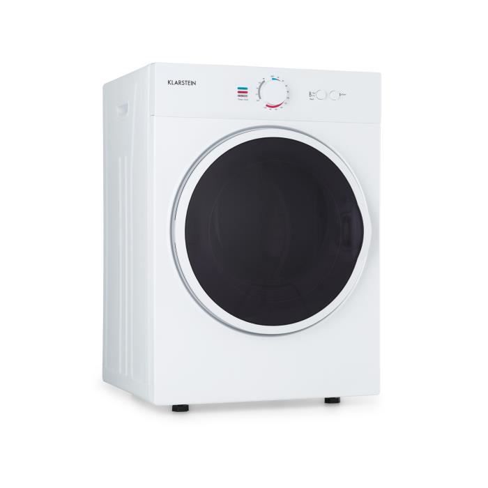 Sèche-linge compact Klarstein Jet Set - 3kg - 1020W - Blanc