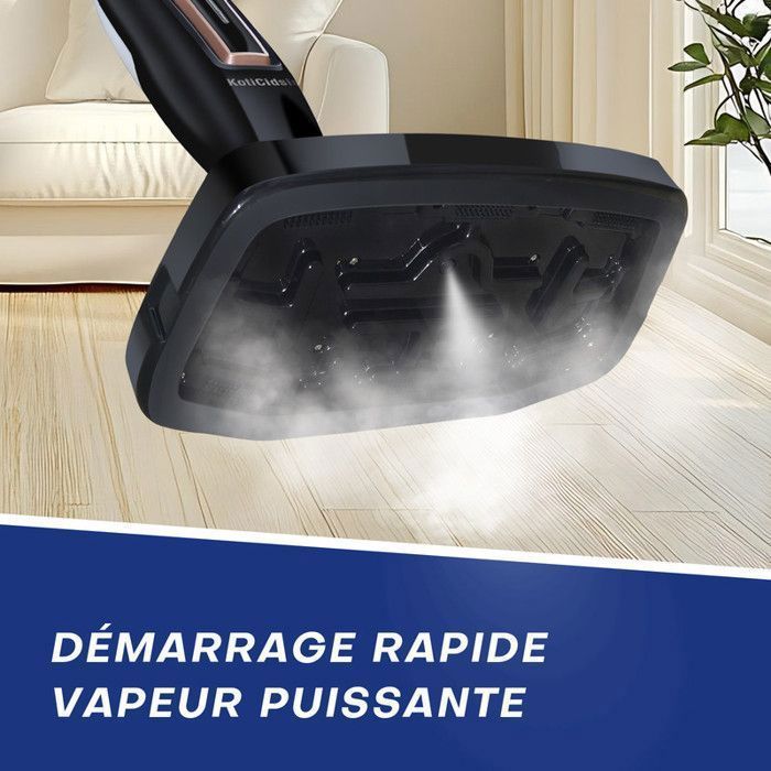 KotiCidsin Balai Vapeur, 12 en 1 Nettoyeur Vapeur, 330 ml, Élimine 99.9% des Virus et des Bactéries, 1250W – Image 5