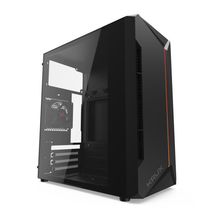 Boîtier PC - KRUX - Astro Cube - Noir - Vitre latérale - Micro ATX, Mini-ITX – Image 4