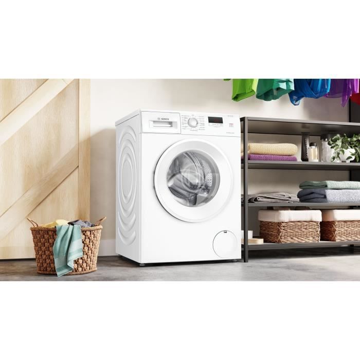 Lave-linge hublot BOSCH WGE02406FR SER2 - 7 kg - Induction - L60cm - 1400 trs/min - Classe A - Blanc – Image 7