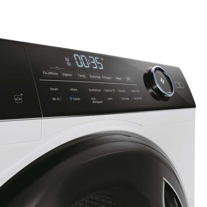 Lave-linge hublot HAIER HW100-B14959U1FR IPRO5 - 10kg - Direct Motion - 1400 trs/min - Classe A - Blanc – Image 7