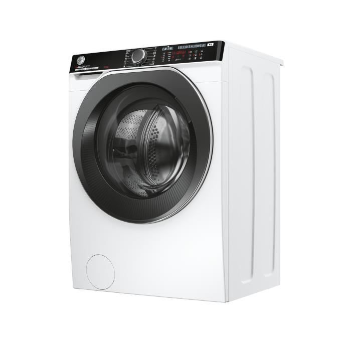 Lave-linge hublot HOOVER HWP 610AMBC/1-S - 10 kg - Induction - 1600 trs/min - Classe A - Connecté - Vapeur - Blanc – Image 6