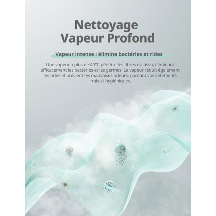 Lave-linge hublot COMFEE - 8 kg - 15 Programmes - Vapeur - 1400 trs/min - Smart Moteur BLDC - Classe A - Blanc – Image 2