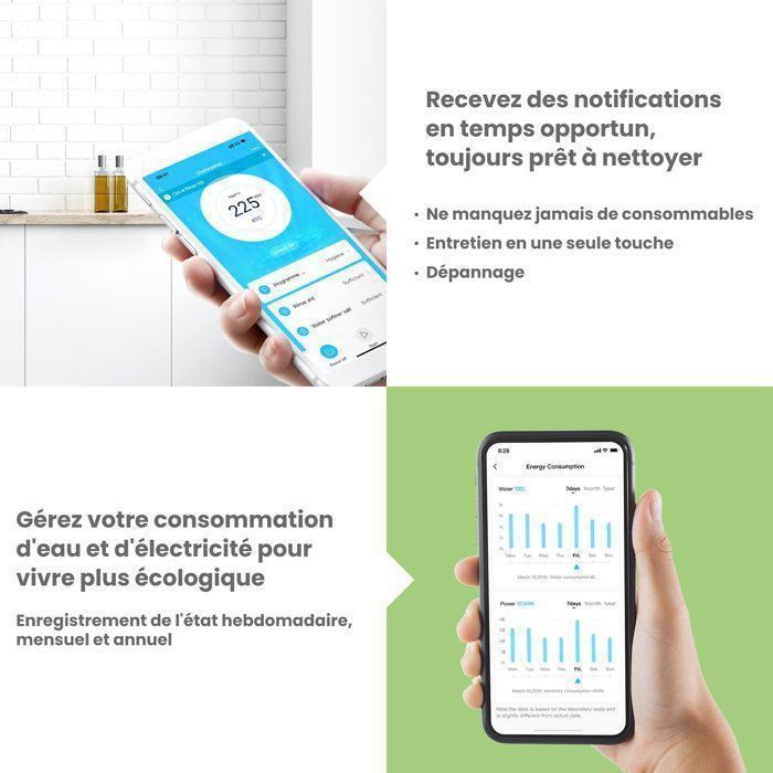 Lave-Vaisselle Encastrable 12 Couverts COMFEE CDWPB1215P - Programme Nuage, Schage Intensif, Dpart Diffr, Lavage Rapide 47 dB- B – Image 5