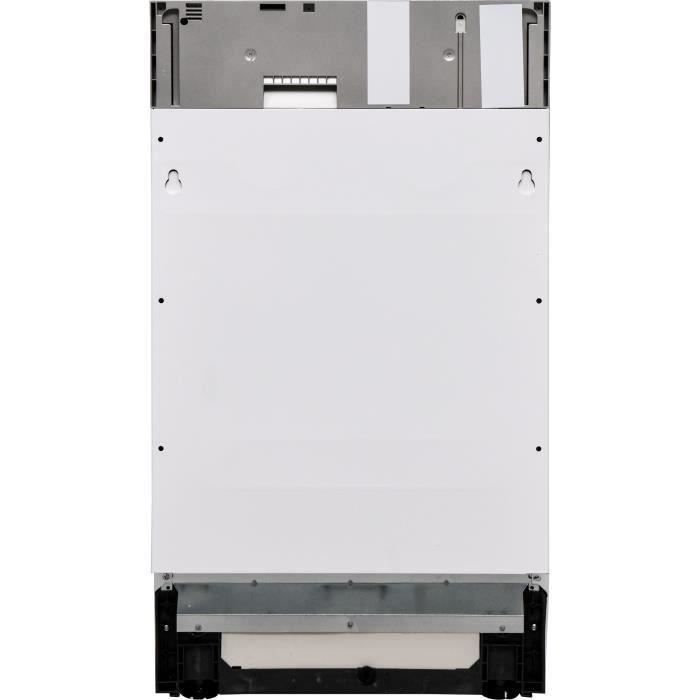 Lave-vaisselle encastrable CONTINENTAL EDISON CELV1045FI-10 couverts - Largeur44,8cm - Classe D - 45 dB - Blanc – Image 6