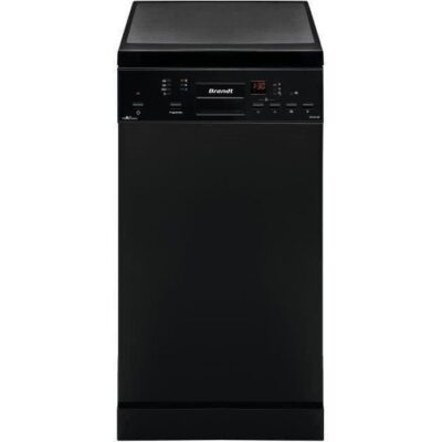 Lave-vaisselle pose libre BRANDT DFS1010B - 10 couverts - Induction - L45cm - 47dB - Noir