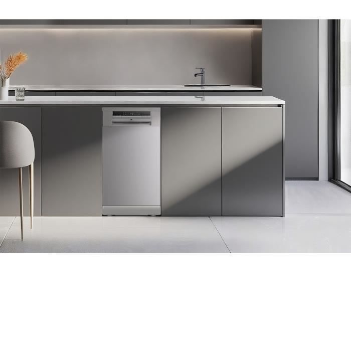 Lave-vaisselle pose libre - CONTINENTAL EDISON - CELV1145S - 11 couverts - 45 cm - 45 dB - Silver – Image 6