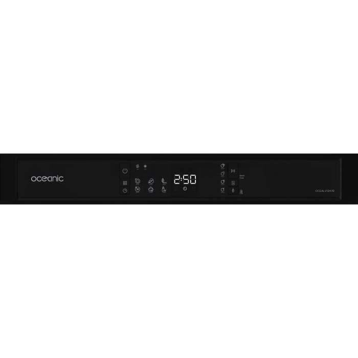 Lave-vaisselle pose libre OCEANIC OCEALV1247B - 12 couverts - 47 dB noir – Image 3