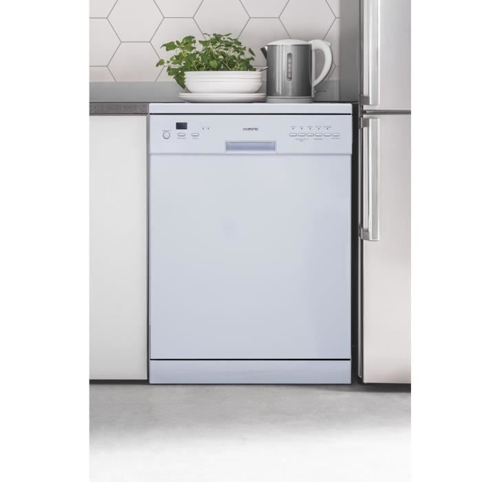 Lave-vaisselle pose libre OCEANIC OCEALV1247EWP - 12 couverts - blanc – Image 6