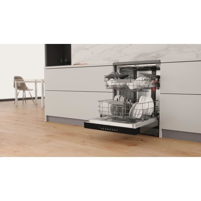 Lave-vaisselle pose libre WHIRLPOOL WFC3C34X - 14 couverts - Induction - L60cm - 44 dB - Inox – Image 5