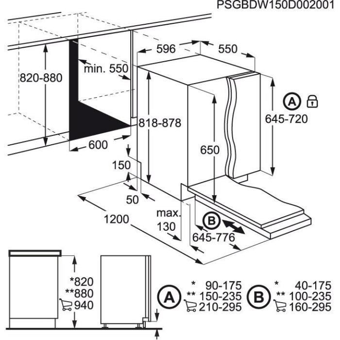 Lave-vaisselle tout encastrable ELECTROLUX EEM48300L - 14 couverts - Inverter - L60cm - tiroir à couverts - 46 dB – Image 9