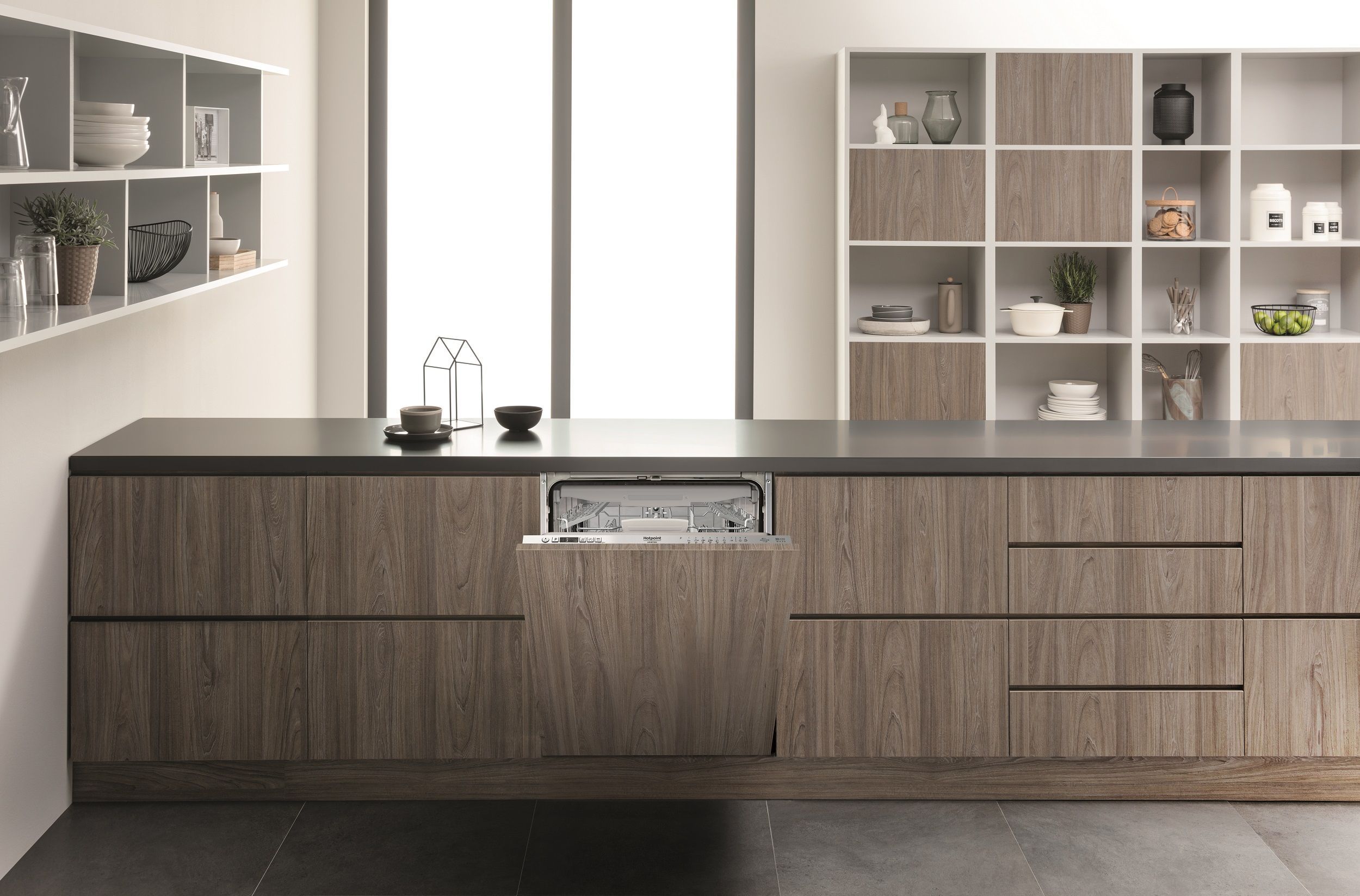 Lave-vaisselle tout encastrable HOTPOINT HI5030WEF - 14 couverts - Induction - L60cm - 43 dB - tiroir à couverts – Image 8