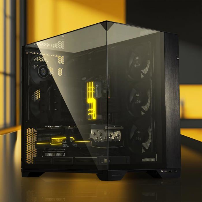 Boîtier - Lian Li - O11 Vision compact - Noir - Compact - Design élégant – Image 2