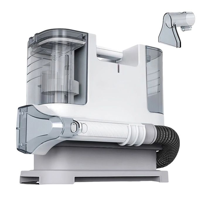 Machine de Nettoyage, Design Portable, Aspiration Puissante, Blanc