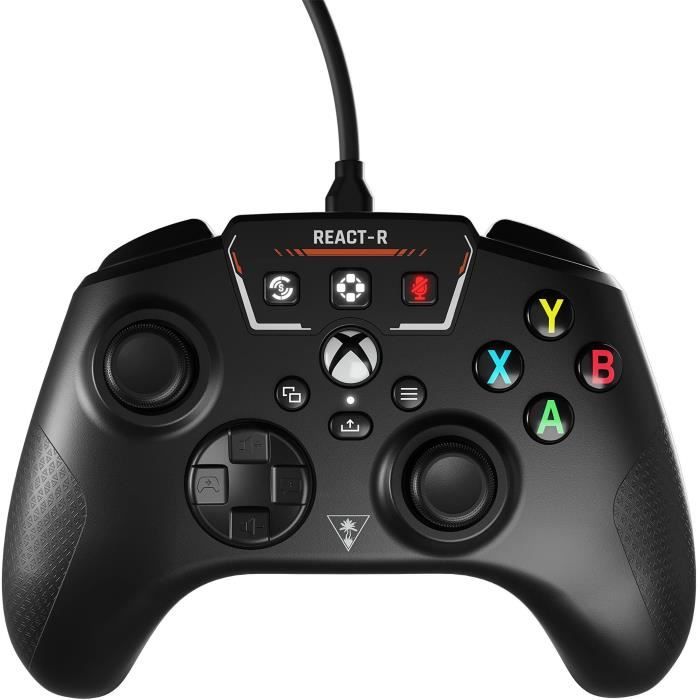 Manette de jeu filaire Xbox Series Xbox One Windows - Turtle Beach REACT-R - Noir – Image 2