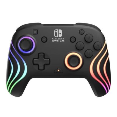 Manette de jeu - Nintendo Switch - Afterglow Wave - Sans fil - PDP - Noir