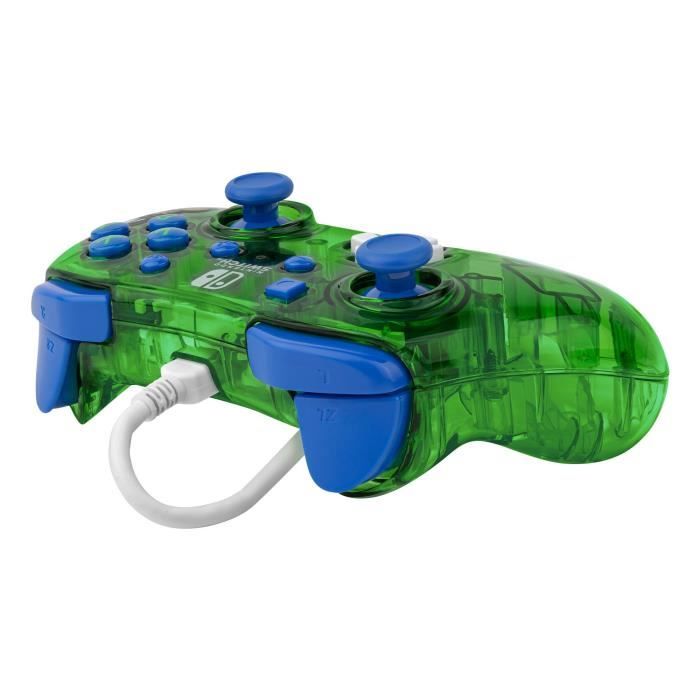 Manette de jeu - Nintendo Switch - Luigi Rock Candy - Filaire - PDP - Vert – Image 4