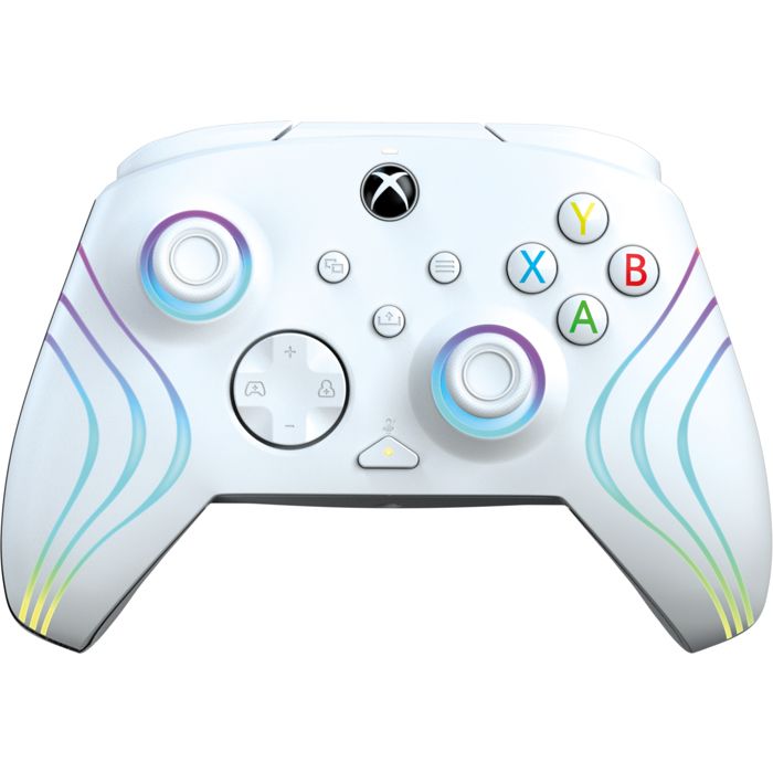 Manette filaire - Afterglow Wave - Nintendo Switch et Switch OLED - PDP - Éclairage LED - Blanc – Image 3