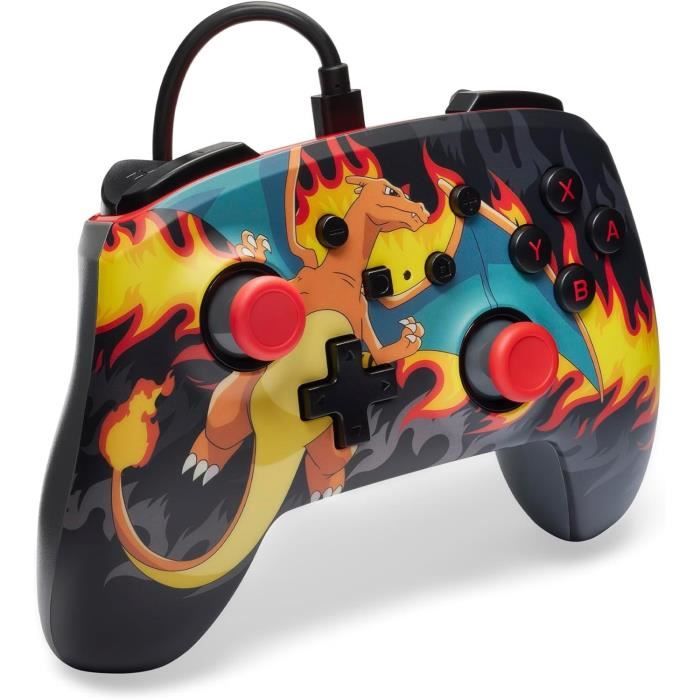 Manette Filaire - POWER A - Nintendo Switch - Charizad Firestorm – Image 2