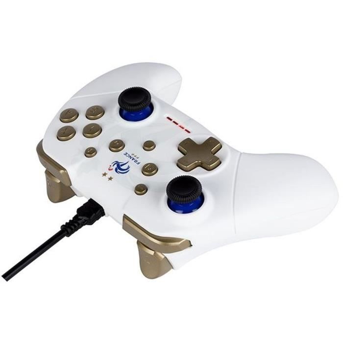 Manette - KONIX - Blanc - Switch et PC - Sous Licence Officielle FFF – Image 4