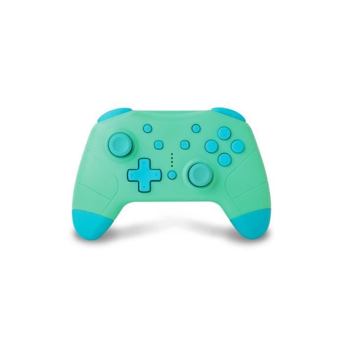 Manette de jeu - Animal - Nintendo Switch BT Verte - Bluetooth - Vibration - Ergonomique