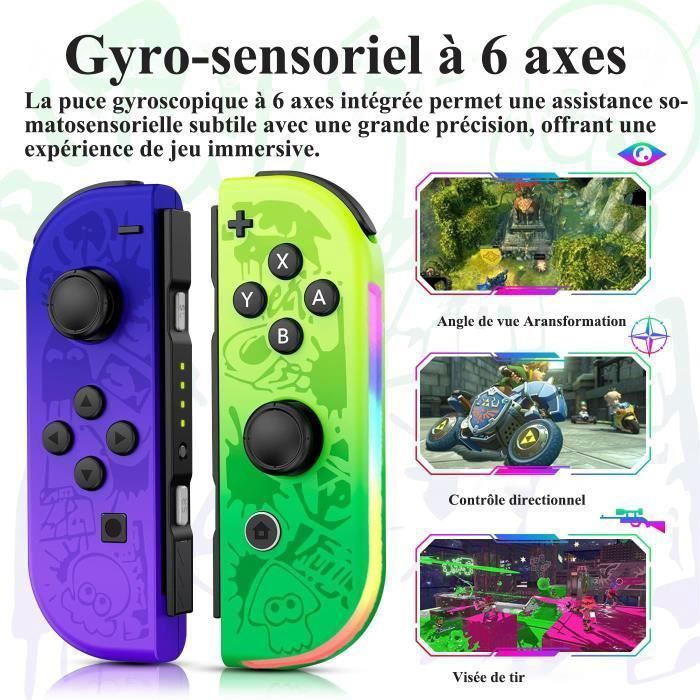 Manette pour Switch Sans Fil Bluetooth Contrleurs Gamepad Contrleur non Officiel - Color bleu MANETTE JEUX VIDEO – Image 2