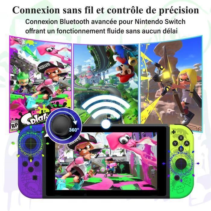 Manette pour Switch Sans Fil Bluetooth Contrleurs Gamepad Contrleur non Officiel - Color bleu MANETTE JEUX VIDEO – Image 3