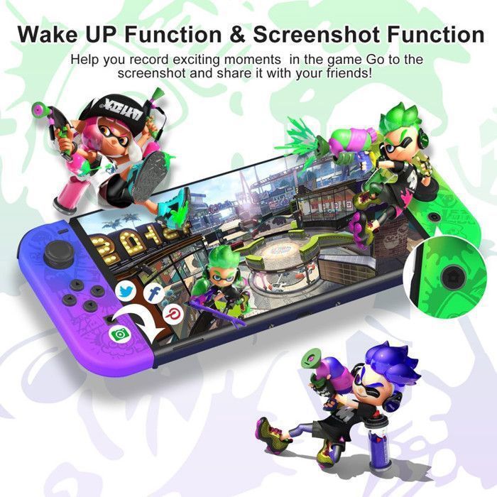 Manette pour Switch Sans Fil Bluetooth Contrôleurs Gamepad (Contrôleur non Officiel) - Coloré – Image 6