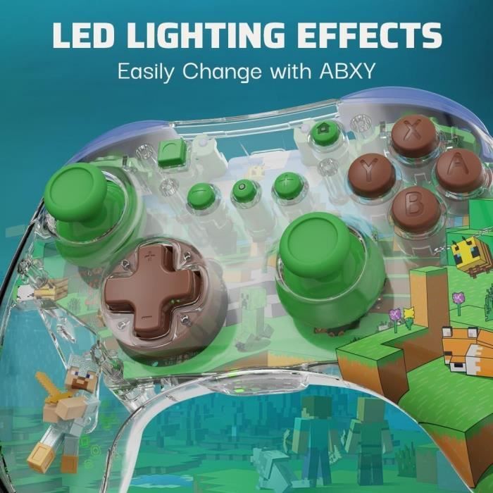 Manette Realmz Sans Fil Ns Steve Minecraft-Accessoire-SWITCH – Image 3