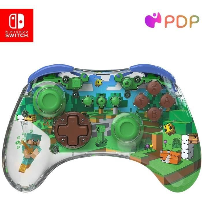 Manette Realmz Sans Fil Ns Steve Minecraft-Accessoire-SWITCH