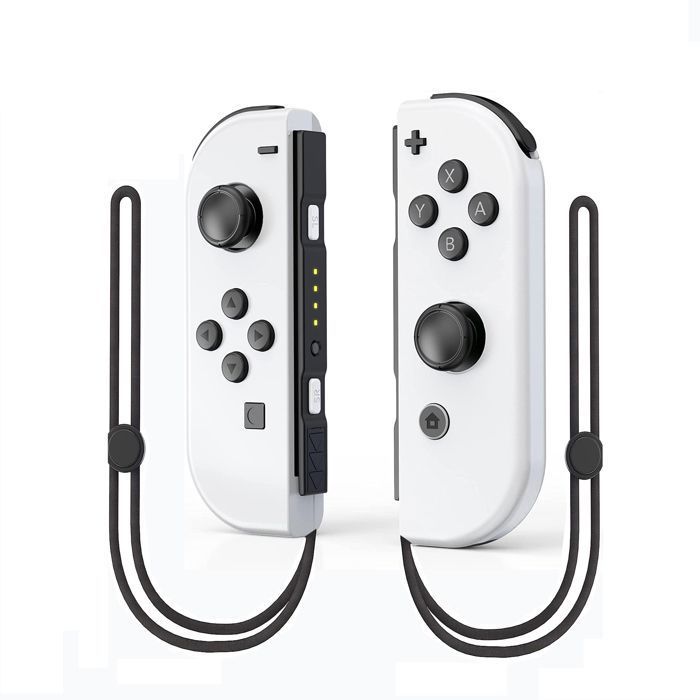 Manette sans fil pour Swich,remplacement des Manette L/R Switch compatible avec Switch/Lite/OLED,supportant le contrôle,Blanc