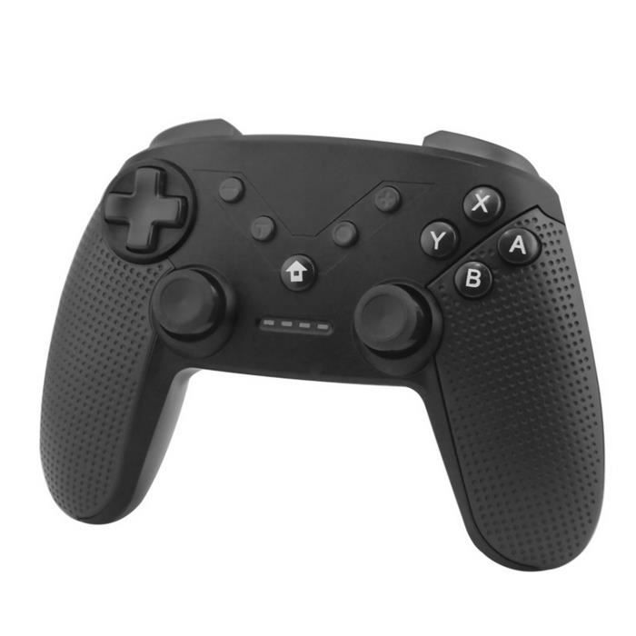 Manette de jeu - GENERIQ - Manette Switch Vibrante Sans Fil - Bluetooth - Noir - Compatible PC, Android, Linux – Image 3