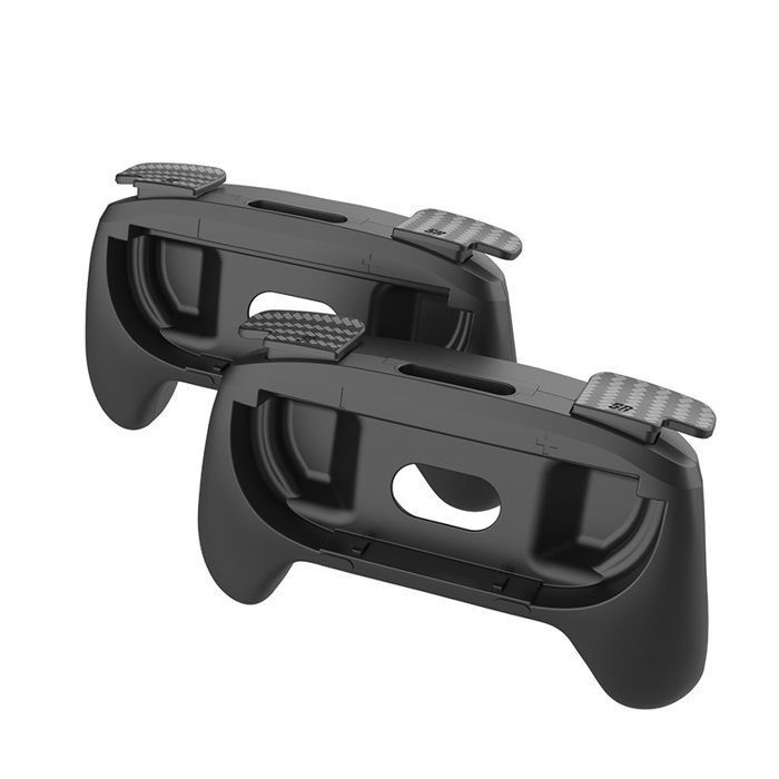 Manettes Ergonomiques pour Console Switch 2 - Mainframe Easy Grip Poignées Gauche/Droite -2PCS - Noir