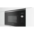 Micro-ondes simple encastrable - BOSCH SER6 - BFL554MS1F - Inox - 25 L - 38,2 x 59,4 x 38,8 cm – Image 2