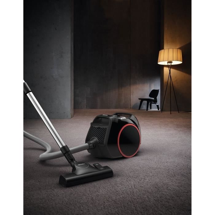 MIELE Boost CX1 Aspirateur traîneau sans sac - Technologie Vortex -78dB- Moteur PowerLine 890W - 4 positions - Noir liseré rouge – Image 8